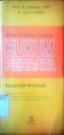 Kitab Undang-Undang Hukum Perdata