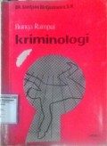 Bunga Rampai Kriminologi