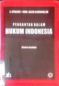 Pengantar Dalam Hukum Indonesia